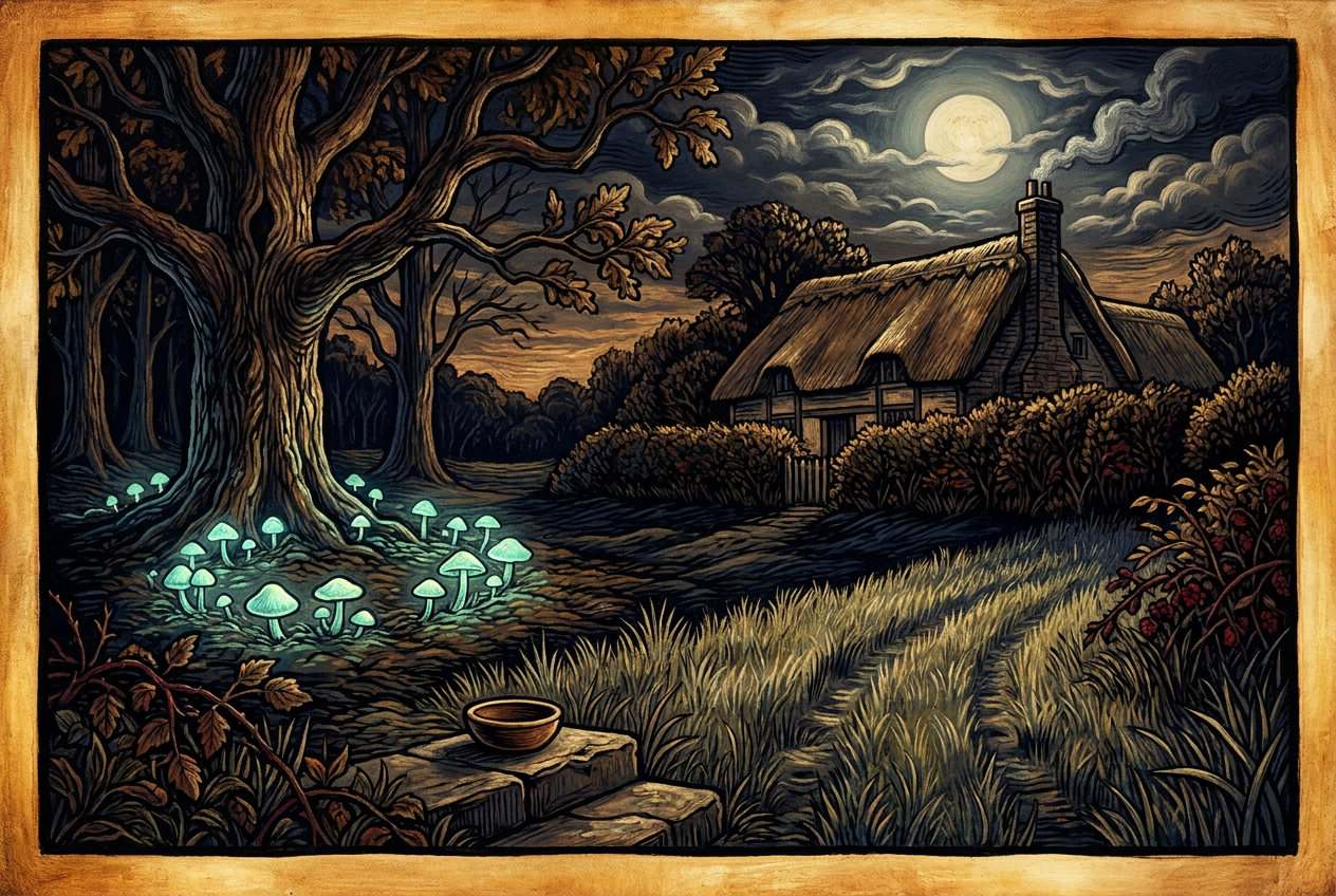 Household corners and field edges hold fairy tales.