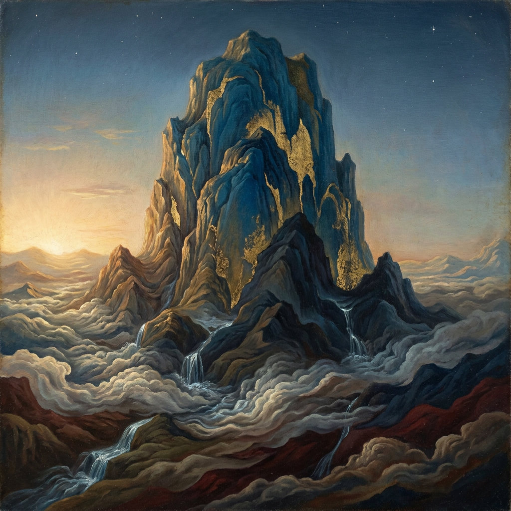 Harā Bərəzaitī anchors the turning heavens.